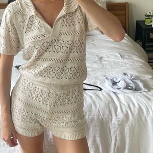 KNITTED MICRO SHORTS